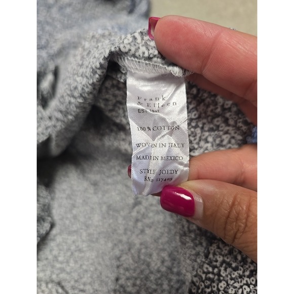 Frank & Eileen Joedy Crinkle Oversized Boyfriend Multicolor Ditsy Floral - Small - Picture 7 of 9